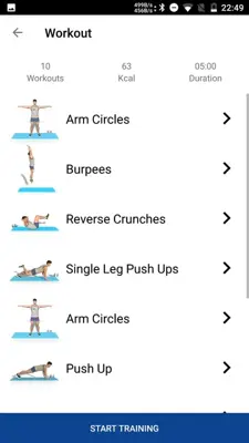 Home Workout without Equipment android App screenshot 0