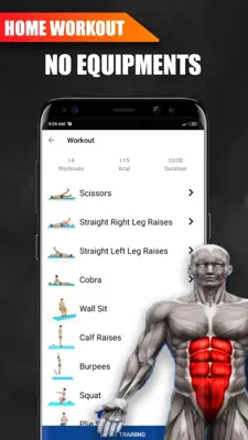 Home Workout without Equipment android App screenshot 13