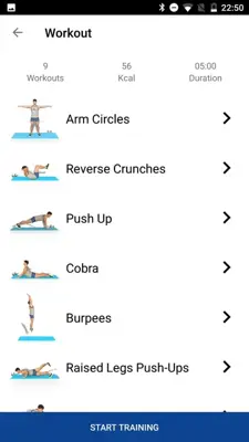 Home Workout without Equipment android App screenshot 7